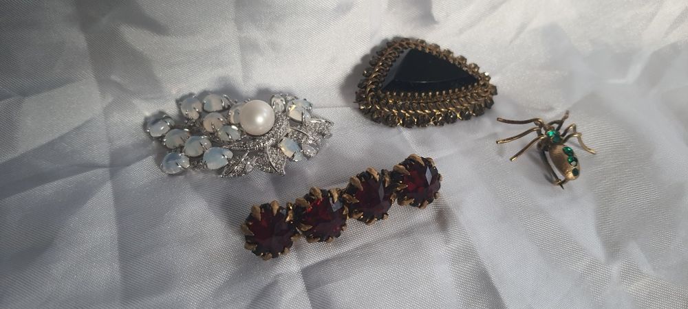 Брошки старинные винтаж коллекция