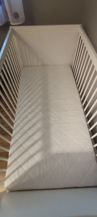 Łóżeczko + meterac 145x75x86cm