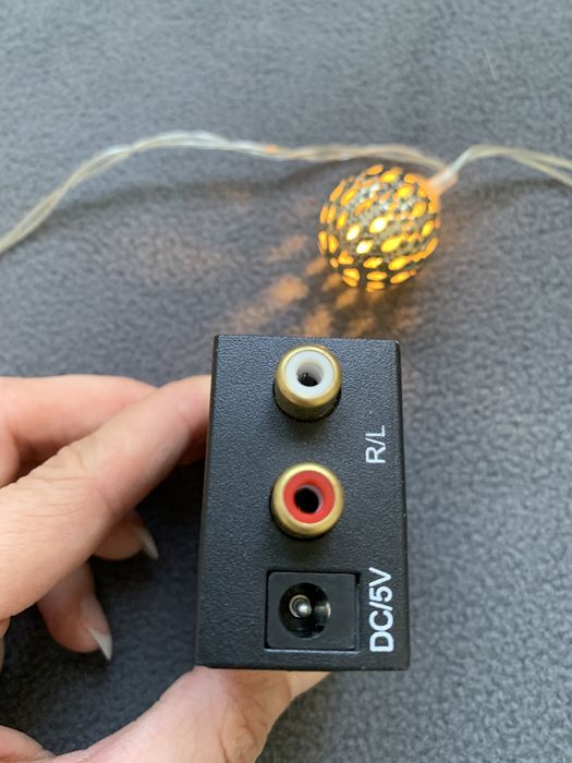 Przejściówka digital to analog audio converter
