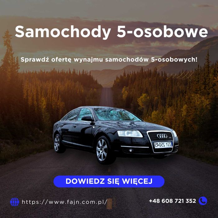 Wynajem Samochodów Dostawczych – FAJN Wypożyczalnia