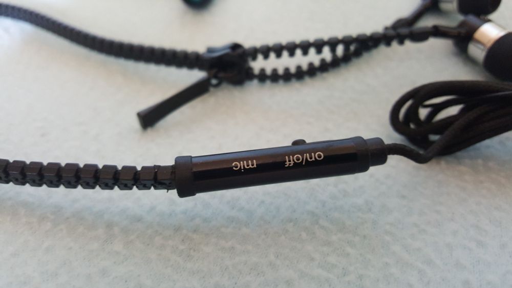 Nowe słuchawki z mikrofonem zamek wtyk minijack 3.5mm