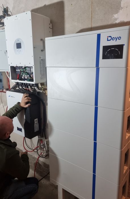 Монтаж солнечных панелей