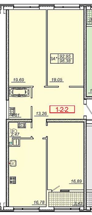 Большая 3 ком - квартира. Рассрочка  Панорама. Новый дом  20 Жемчужина