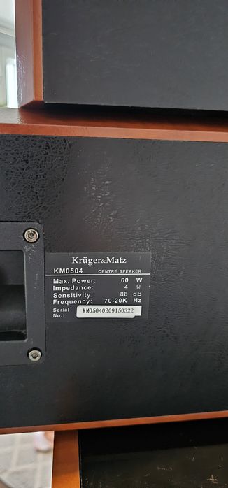 Amplituner PIONEER z głośnikami Krüger & Matz