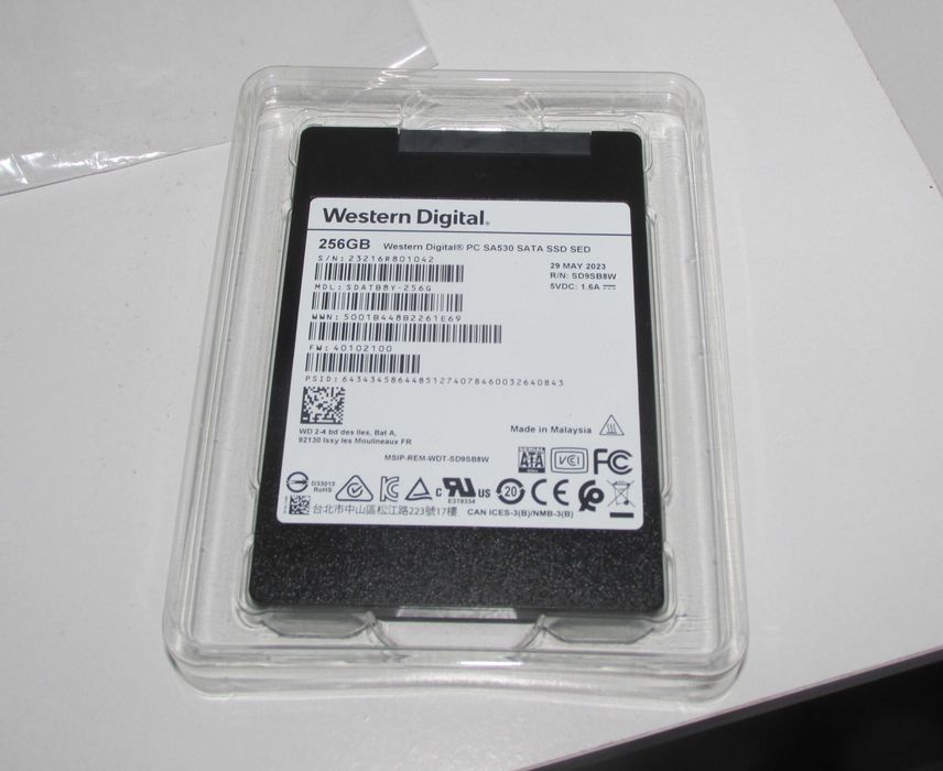 SSD Western Digital PC SA530 sata ssd Sed 256GB