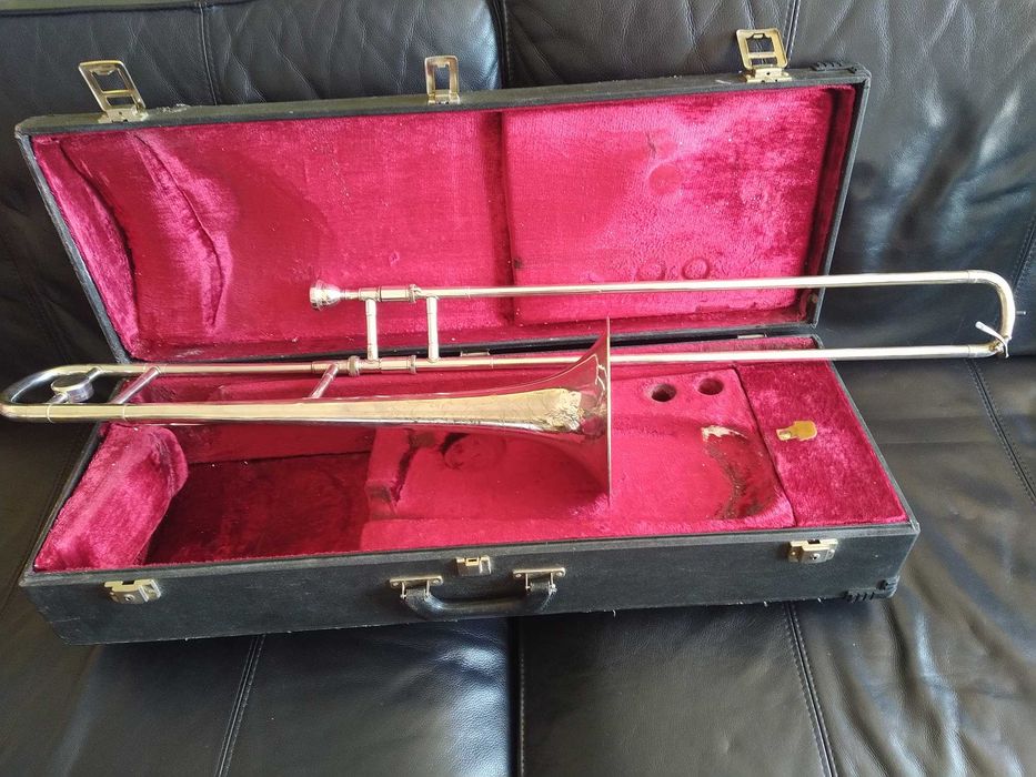 Trombone de varas Julius Keilwerth, Super de Luxe. Ano 1956 a 1958
