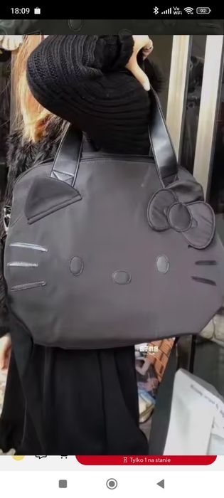 Hit duża pojemna torebka bag torba  sport podróż trening Hello Kitty