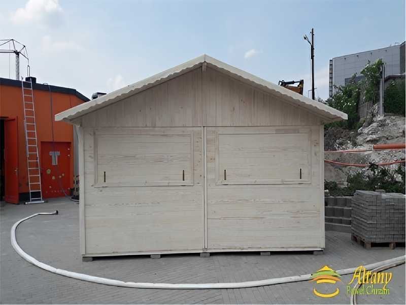 DOMEK HANDLOWY 2 Drewniany Sklepik - Pawilon Targowy Jarmark PRODUCENT