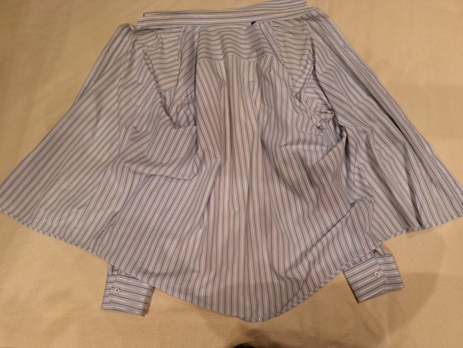 Elegancka koszula męska do garnituru rozm. 176-182 (45) długi rękaw