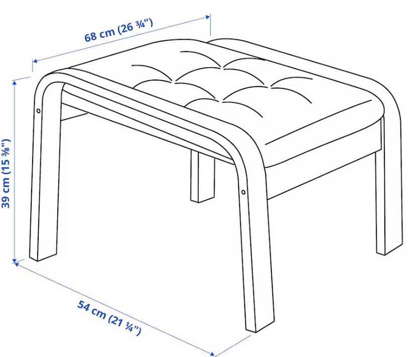 Cadeira de repouso e pousa-pes IKEA
