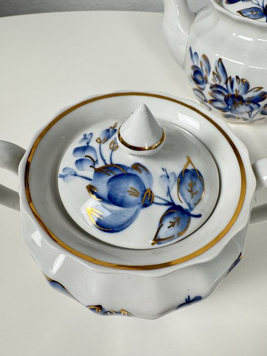 Środek Stołu Verbilki Rosyjska porcelana recznie malowana