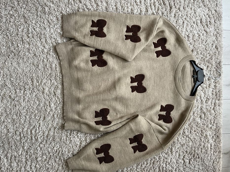 Продам теплий зимовий вязаний костюм з штанами палаццо