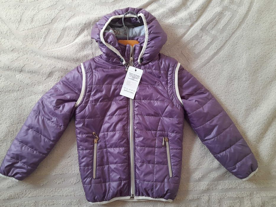 Куртка-жилетка для дівчинки