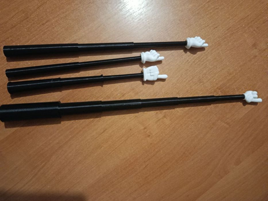 Указки, надруковані на 3D-принтері