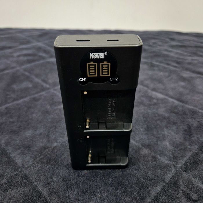 Bateria Newell NP-F970 8600mAh + Carregador Duplo (p/ Luzes LED, Monitores e Câmeras Sony)