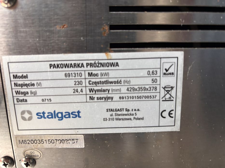 Pakowarka prozniowa