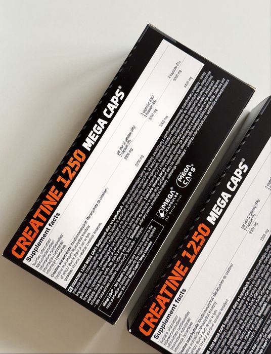 Kreatyna Monohydrat Olimp Creatine 1250 | Mega Caps | 210 kapsułek