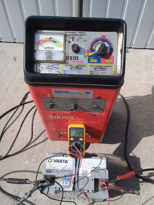 tester miernik akumulatorów ładowania 6-12-24V prostownik tir