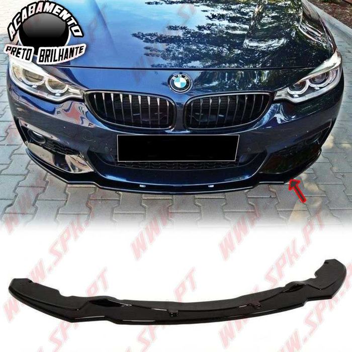 Portes Grátis - Lip / Spoiler BMW F32 / F33 / F36 - Preto Brilhante