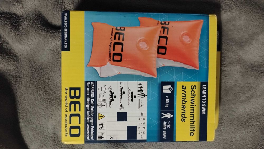 Rękawki do pływania Beco 2 do 60 kg do 12 lat.