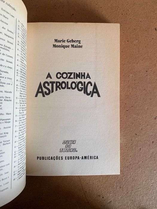 A Cozinha Astrológica - Marie Geberg e Monique Maine