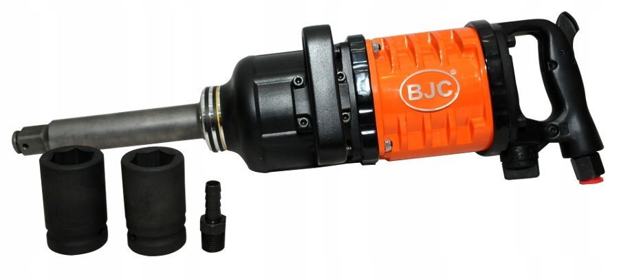 Klucz Udarowy Pneumatyczny Bjc 997 1' 5500Nm 2 Nasadki Wąż Zestaw