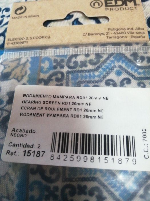 Rolamento polivan, 26mm