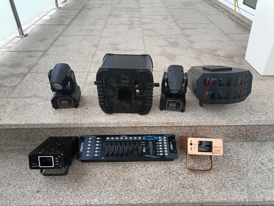 Conjunto iluminçao para enventos