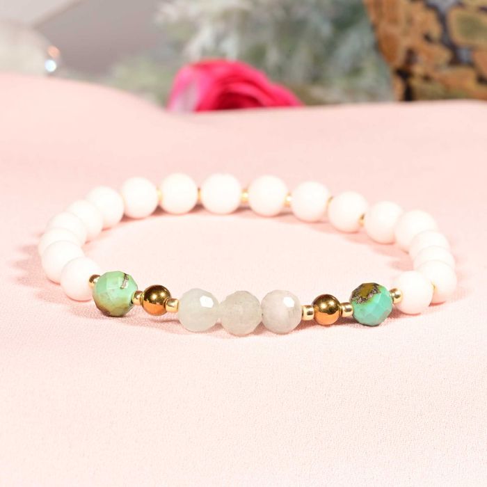 Bransoletka Akwamaryn, Turkus, Jadeit Wodnik, Ryby, Bliźnięta, Byk