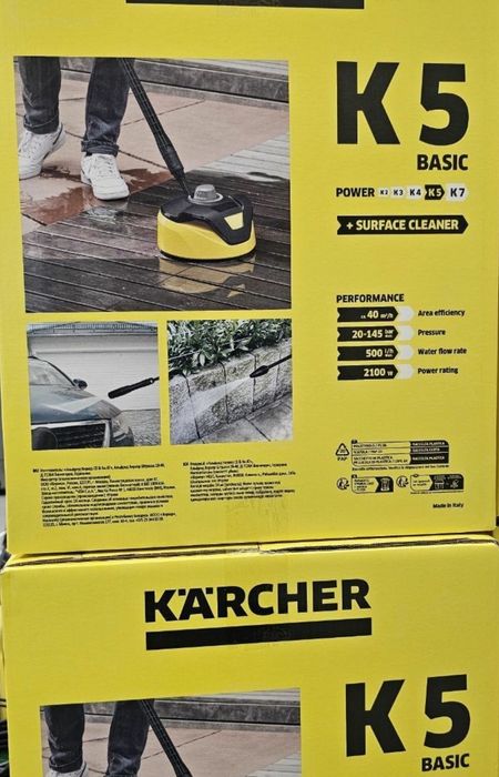 Мийка Karcher K5 Basic з Щіткою T5 Італія Нова мойка 1.180-587.0