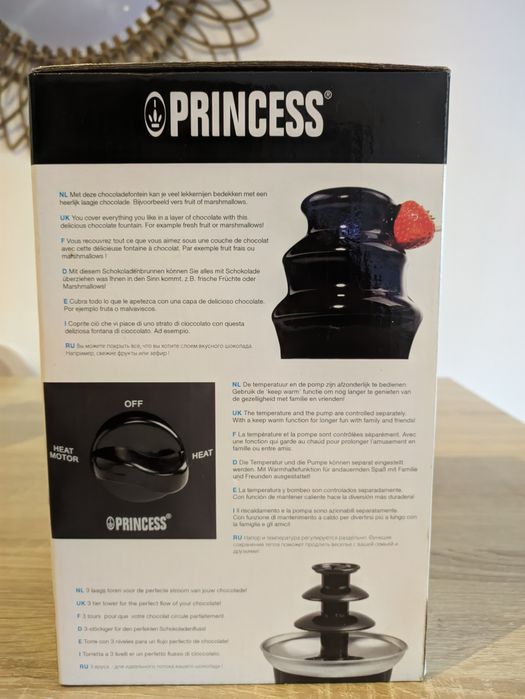 Fonte de Chocolate Princess 32W - 3 Níveis - Nova na Caixa!