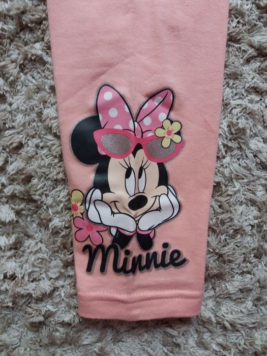 Legginsy dziewczęce myszka Minnie rozmiar 134