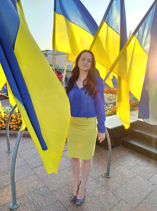 Жовто-блакитний патріотичний образ, розмір ХS