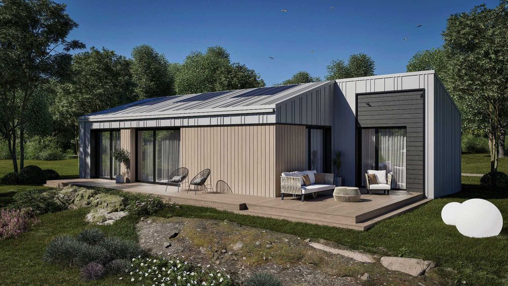 DOM modułowy, całoroczny, mieszkalny na zgłoszenie 70m2