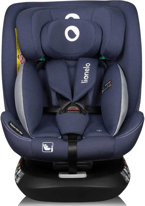 Fotelik Samochodowy Lionelo Bastiaan i-Size Navy Blue 0-36 kg Isofix