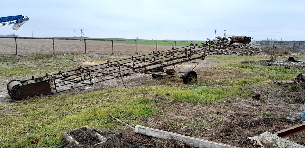 Przenośnik taśmowy 60cm, 10mb, niekompletny