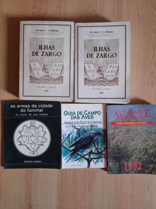 Ilhas de Zargo Volume 1 e 2 + 3 Livros Temáticas Madeirenses