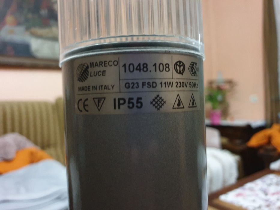 Nowa lampa do ogrodu made in italy Mareco Luce