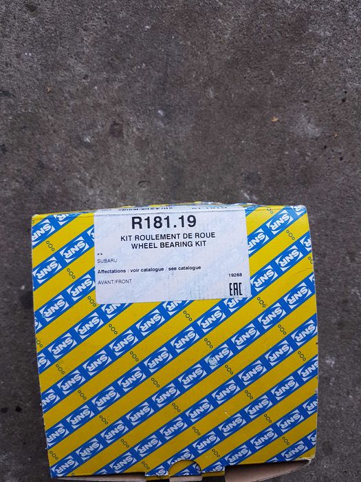 Piasta łożysko tylne SNR R181.26 / SNR R181.19  - Subaru Forester III