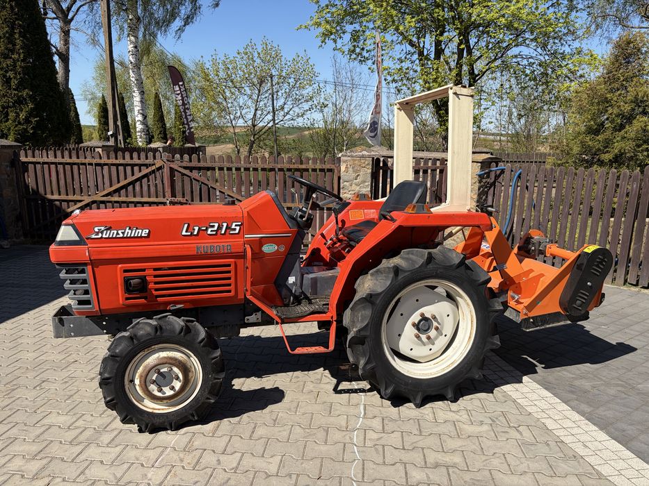 Traktorek kubota 21 km 3 cylindry 4x4 rewers walek dobry stan kosiarka