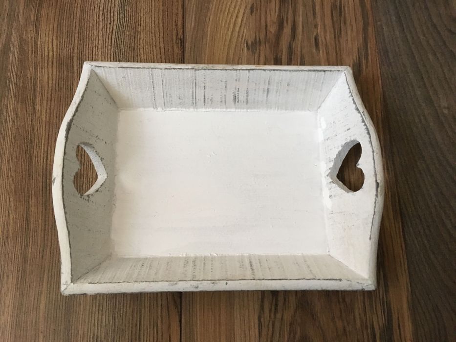 Drewniana taca filiżanka Zara (art deco, boho, home)