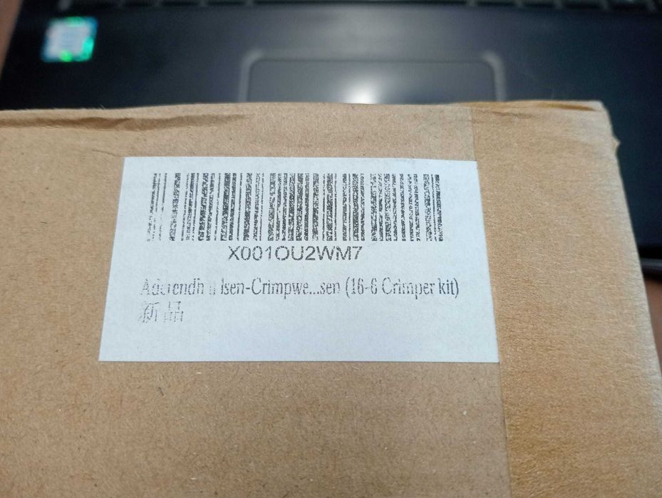 Kit Alicate de Cravar Hexagonal Grasomtools + 1200 Terminais