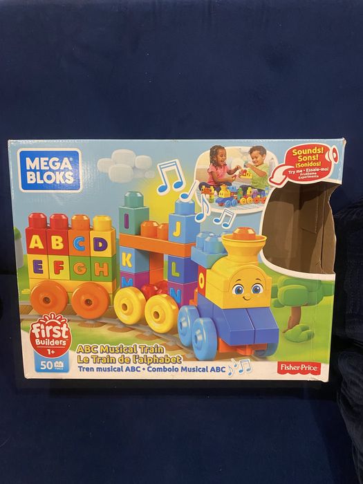 Pociąg,klocki,abecadlo Fisher Price