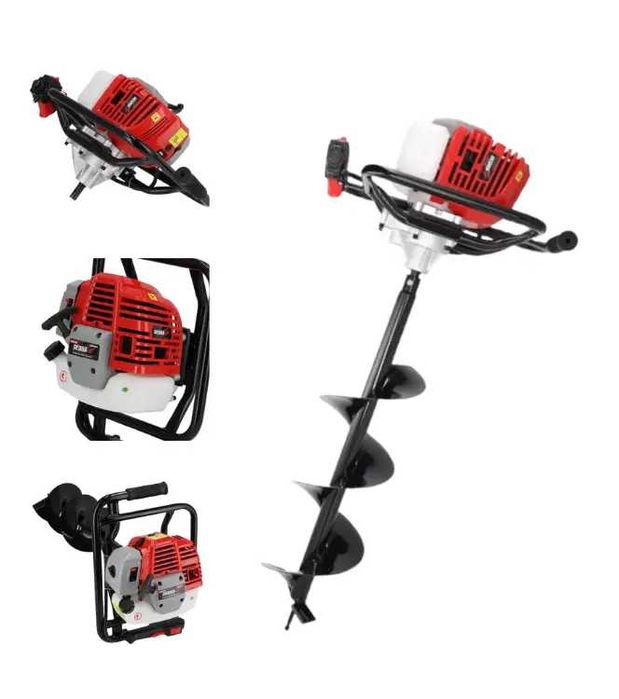 Бензиновий бур DEDRA для ґрунту 300 мм / 2.5 к.с / 51,7 см³