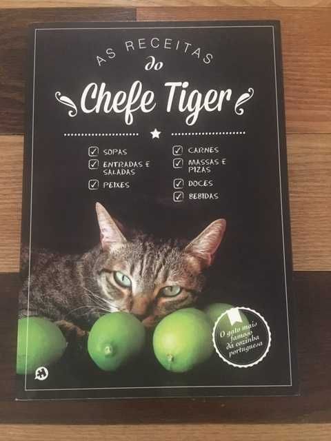 Livro "As receitas do Chefe Tiger"