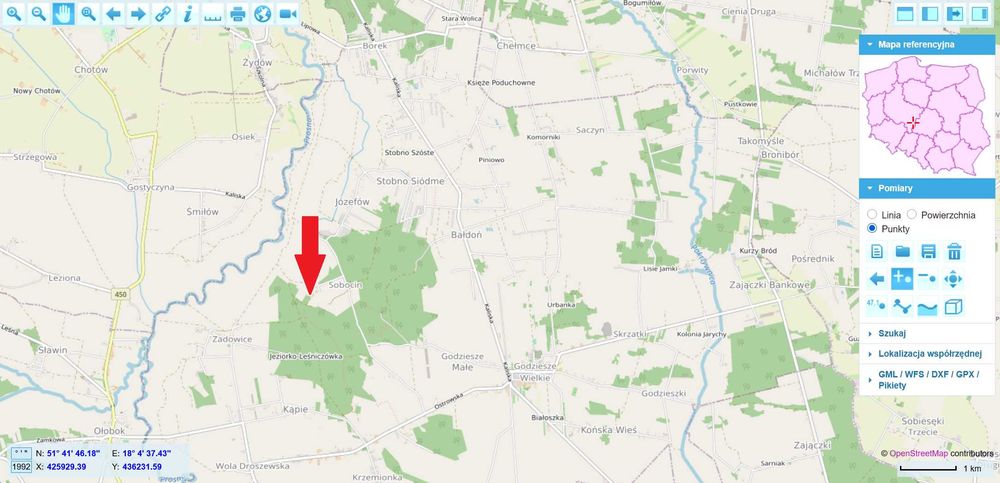 Działka budowlana o powierzchni 980m Godziesze Wielkie - Widok 2