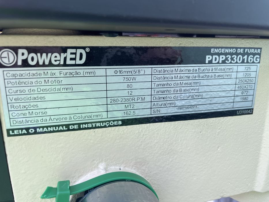 Furador de coluna profissional