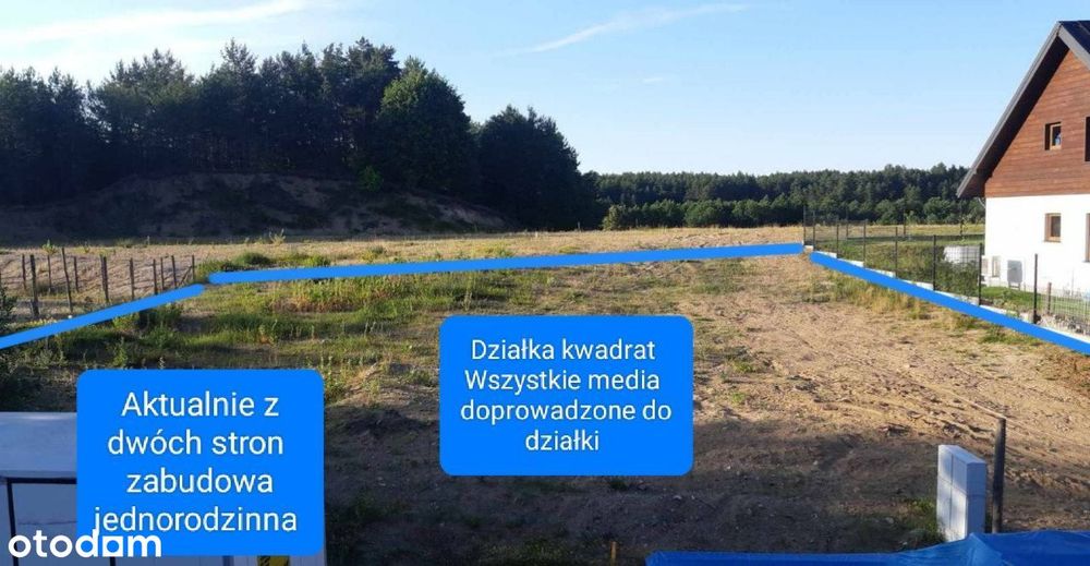 Działka w pełni uzbrojona w pięknych Studziankach!