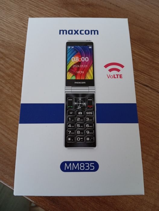 Telefon Nowy Dla Seniora Maxcom MM 835