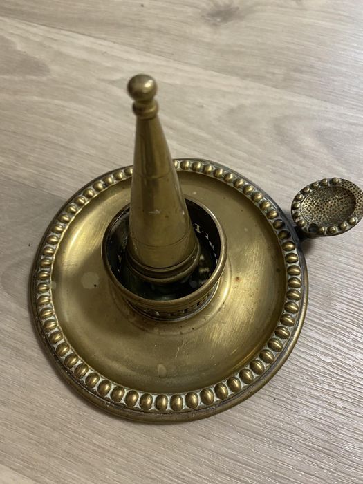 Старовинний латунний підсвічник Англія